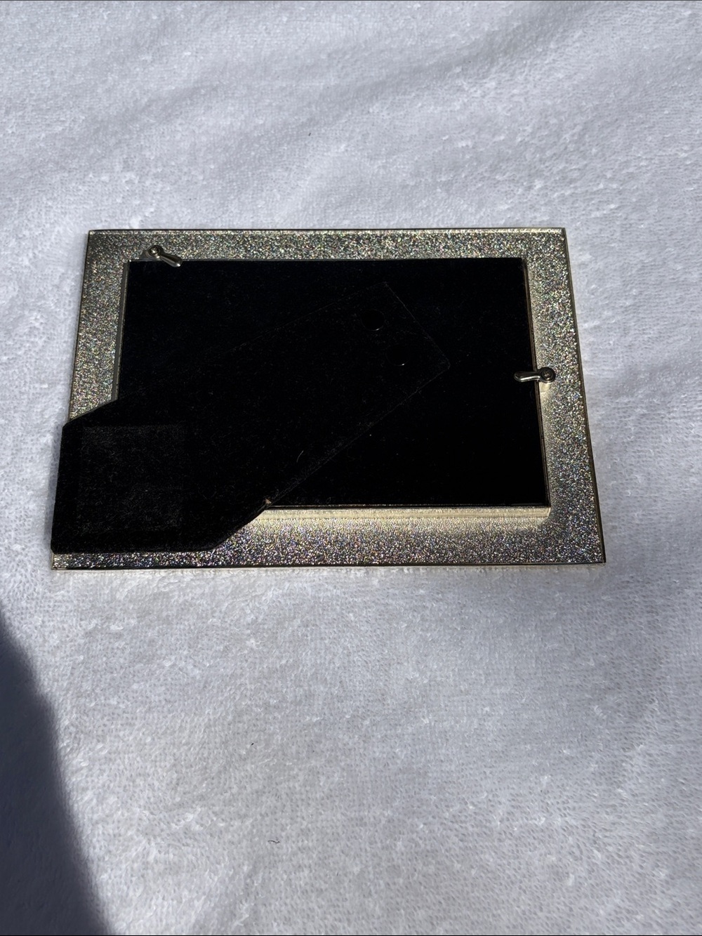 Gold Decorative Rhinestone Photo Frame - Picture 2 of 2